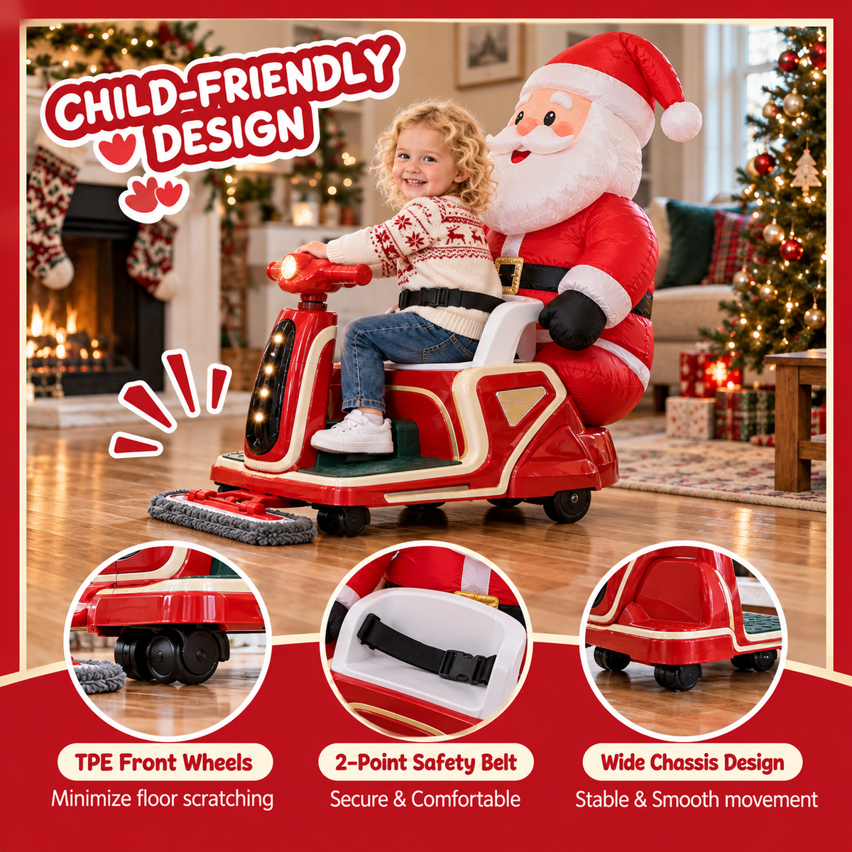 "ClausCleaner" Toy Car